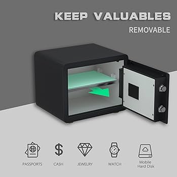 タルコフ　鍵付き金庫　HomCom Biometric Safe Box Biometric Home Safe, Fingerprint Gun Safe Lock Box,Money Box